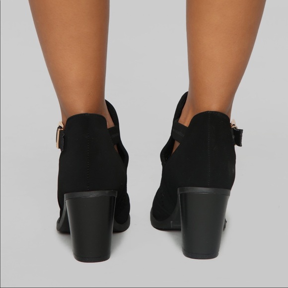 Black Ankle Booties - Picture 4 of 8